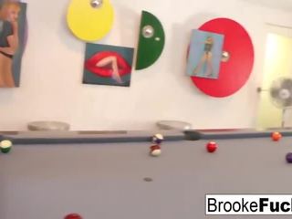 Brooke Brand Plays tempting Billiards with Vans Balls