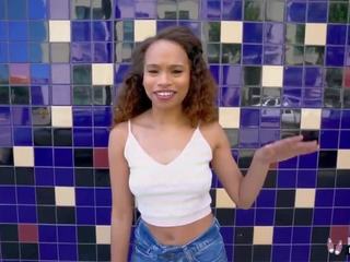 Real Teens - charming Ebony Cecilia Lion gets Fucked