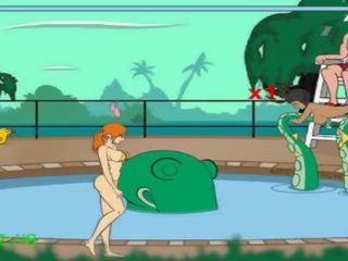 Tentacle monster molests women at pool - Full 2