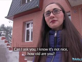 Publiczne agent młody rosyjskie w okulary pieprzenie za duży ukłucie | xhamster