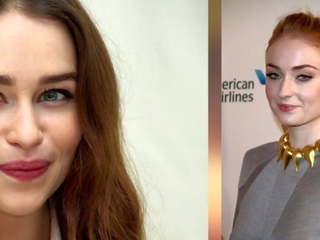 Emilia clarke și sophie turner smucitură de pe challenge: Adult film fd