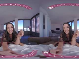 VRBangers Angela White Takes a Big johnson between her Big Boobs VR X rated movie