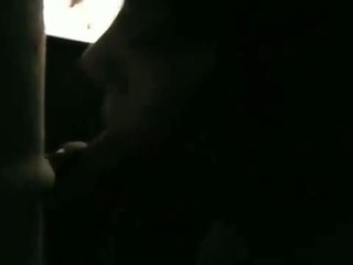 Sucking member Outside Bar & Riding dick at an middle-aged Theater
