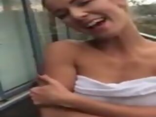 Balcony Anal dirty video (part 1)