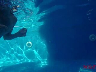Two Girls Fucked Right Underwater in the Pool: Teen xxx video