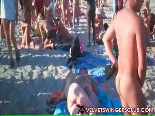 Velvet échangistes club bizzare privé plage orgie: sexe vidéo 99