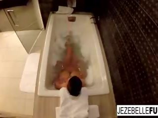 Jezebelle Bond movies Herself Taking a Bath: Free HD X rated movie bb