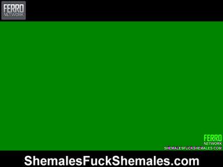 Awesome Shemales Fuck Shemales vid With Amazing dirty film Stars Kawana