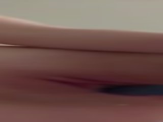 Curvilínea adolescente masturbrates en cama