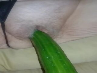 Taking a Cucumber Deep, Free Pussy Masturbator HD adult video b3