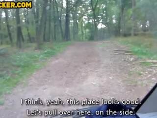 Countryside outdoor anal streetwalker fucking