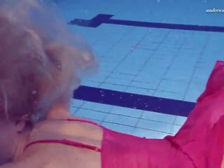 Elena Proklova Underwater Mermaid in Pink Dress: HD sex video f2