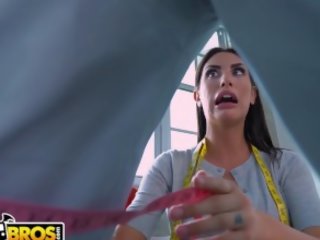 Bangbros - swell goddess August Ames Loses Her Mind When She Sees Jay's Bbc