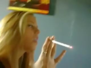 Captivating Blonde Smoking 2, Free Free Xxx Blonde sex clip show a5
