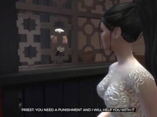 &lbrack;TRAILER&rsqb; Bride enjoying the last days before getting married&period; X rated movie with the priest before the ceremony - Naughty Betrayal