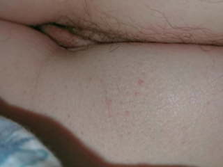 Wife's Hairy Arse and Rear Pussy Bulge - Unaware: x rated film bc