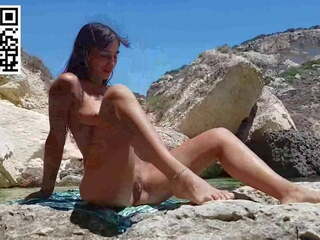Iris from Italy Nude at Cagliari Public Beach: Free dirty movie 8a | xHamster