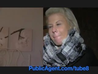 PublicAgent Partners in dirty clip they trick blonde into fucking the cameraman