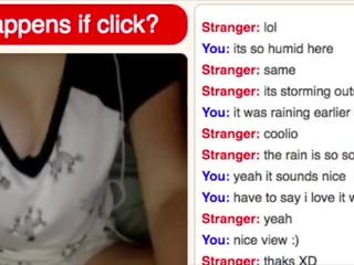 Omegle - long tease pays off