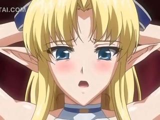 Terrific bjonde anime fairy kuçkë shembur e pacensuruar