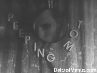 Παλιάς χρονολογίας σεξ 1950s - μπανιστηριτζής γαμώ - peeping tom