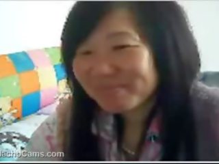 Perfected chinese woman klip off dhadhane