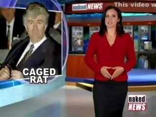 Naked news readers victoria and kat omit the underwear