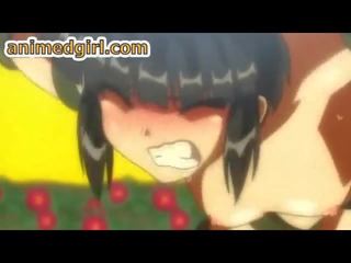 Tied up hentai hardcore fuck by shemale anime clip