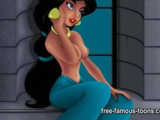 Aladdin y jazmín xxx película parodia