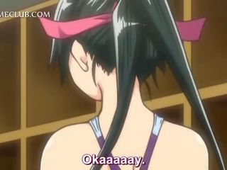 Anime sporty girls having hardcore adult video film in the