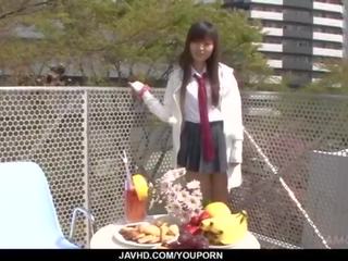 Ryo asaka prepares dotikanje ji vag v na prha