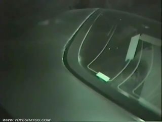 Avalik auto räpane film tabatud poolt infrared kaamera